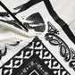 White Bandana Cotton Men Crew Neck T-shirt