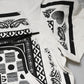 White Bandana Crew Neck Short Sleeves T-shirt