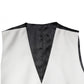 Gray Wool Dress Formal Men Waistcoat Vest