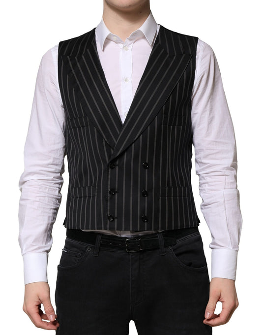 Black Wool Dress Formal Men Waistcoat Vest