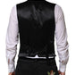 Black Wool Dress Formal Men Waistcoat Vest