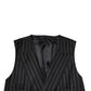 Black Wool Dress Formal Men Waistcoat Vest