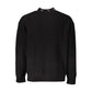 Black Cotton Men Sweater