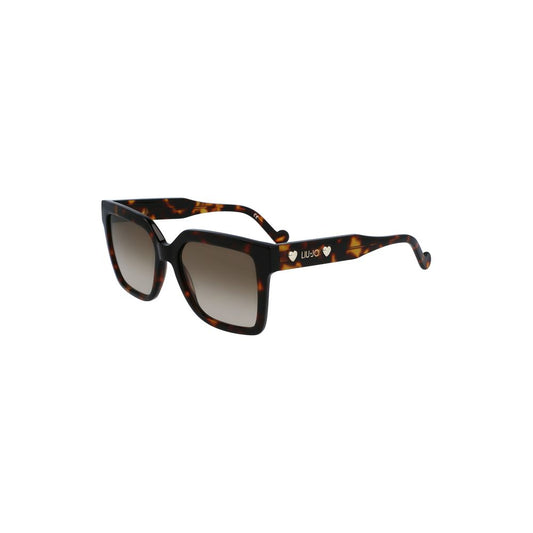 Brown Haircalf Women Sunglass
