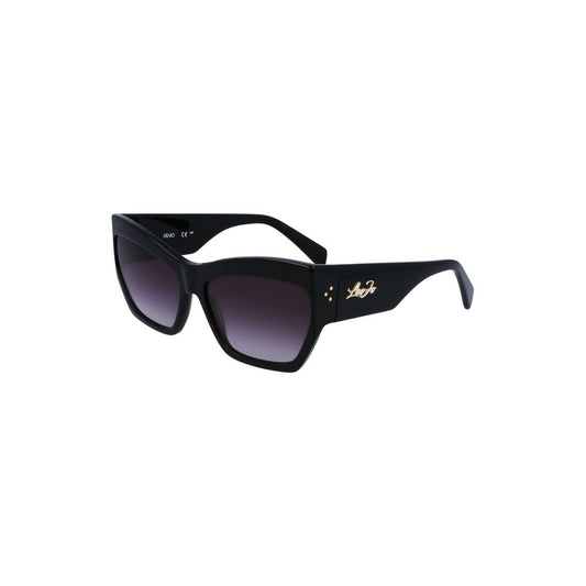 Black Haircalf Women Sunglasses