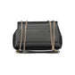 Black Polyethylene Women Handbag