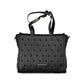Black Polyethylene Women Handbag