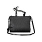 Black Polyethylene Women Handbag