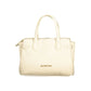 Beige Polyethylene Women Handbag