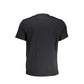 Black Cotton Men T-Shirt