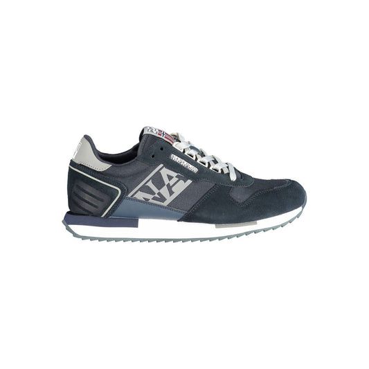 Blue Polyester Sneaker