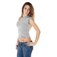 Brown Lycra Women Top