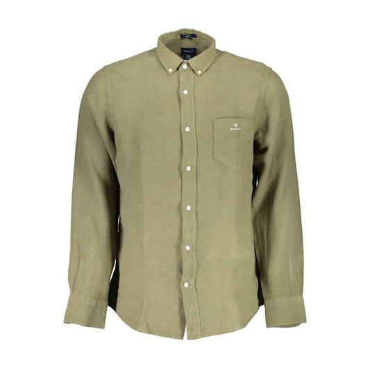 Green Linen Shirt