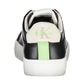 Black Polyester Sneaker