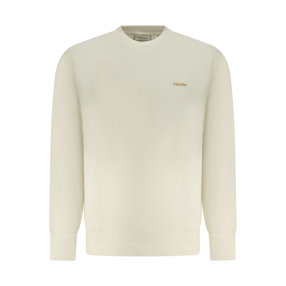 Beige Cotton Sweater