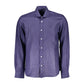 Blue Linen Men Shirt