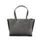 Black Polyethylene Women Handbag