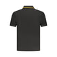 Black Cotton Polo Shirt
