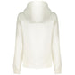 White Cotton Women's Hooded Sweater
