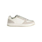 White Polyester Men Sneaker