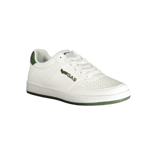 White Polyester Men Sneaker