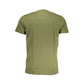 Green Cotton Men T-Shirt