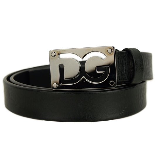 Black Calfskin Belt