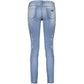 Light Blue Cotton Women Jeans