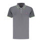 Gray Cotton Polo Shirt
