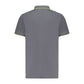 Gray Cotton Polo Shirt