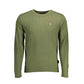 Green Cotton Men Sweater