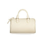 Beige Polyethylene Women Handbag