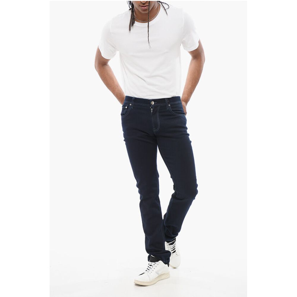 ID Dark Washed Slim Fit Denims 14cm