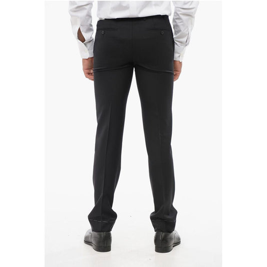 Virgin Wool LEADER Pants with Flush Pockets