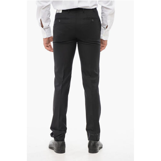 Virgin Wool LEADER Pants with Flush Pockets