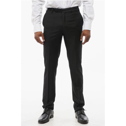 TREND Virgin Wool Pants with Belt Loops