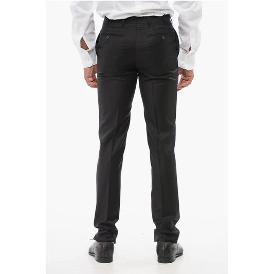 TREND Virgin Wool Pants with Belt Loops