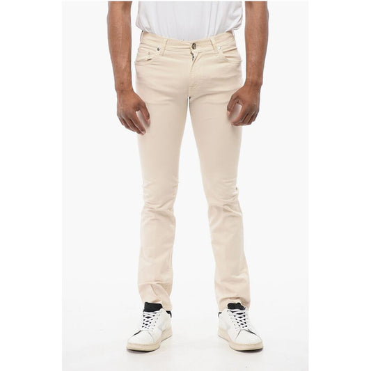 ID 5-Pocketed Stretch Cotton Pants