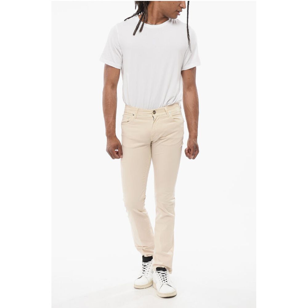 ID 5-Pocketed Stretch Cotton Pants