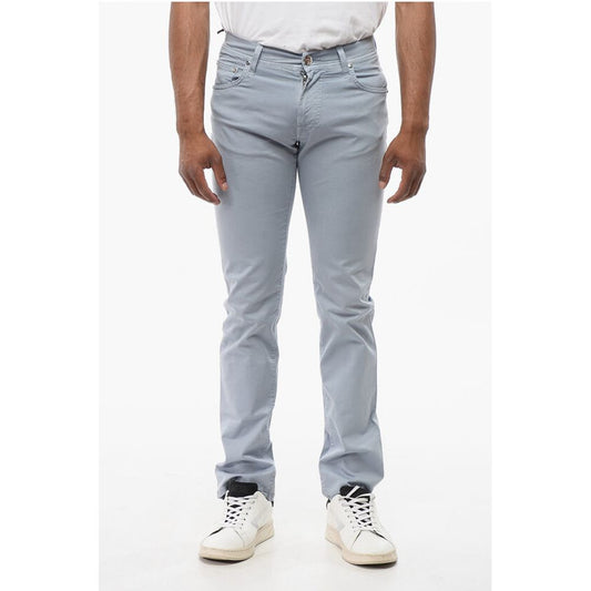 ID 5-Pocketed Stretch Cotton Pants
