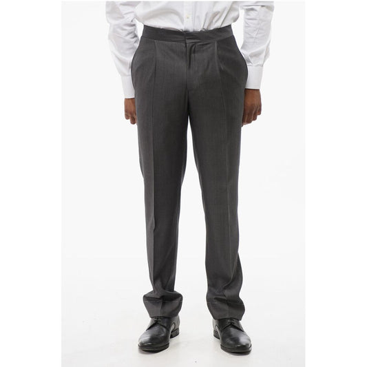 Pinstriped MANTUA Virgin Wool Pants
