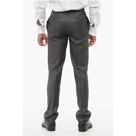 Pinstriped MANTUA Virgin Wool Pants