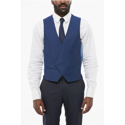 Double-Brested Vest with Hidden Placket