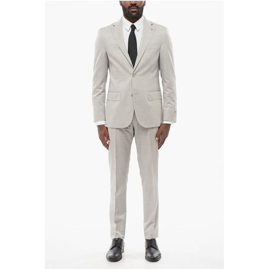 CC COLLECTION Half-lined REFINED Cotton Blend Suit