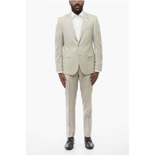 CC COLLECTION Pinstriped REFINED Virgin Wool Suit