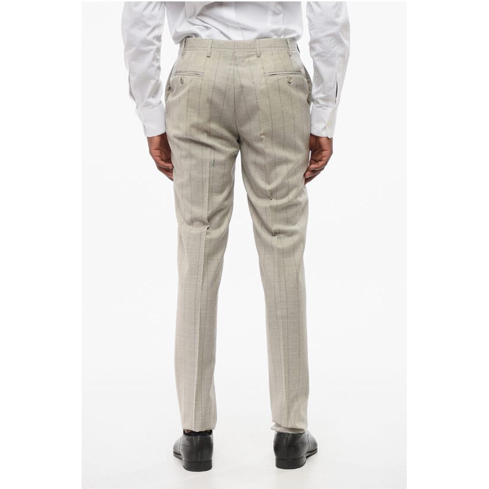CC COLLECTION Pinstriped REFINED Virgin Wool Suit