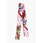 Patterned Silk Slim Foulard