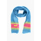 Mohair Blend Scarf with Contrasting Detail