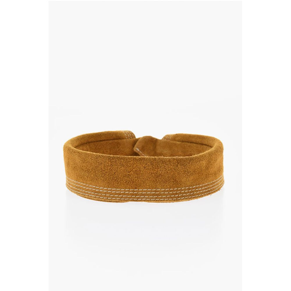 Suede Leather Removable Collar