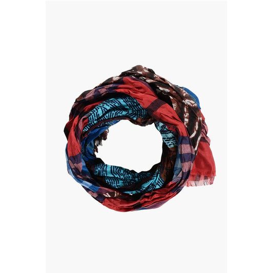 Patterned Multicolor Silk Foulard
